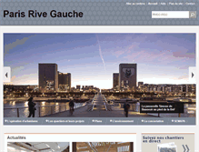 Tablet Screenshot of parisrivegauche.com